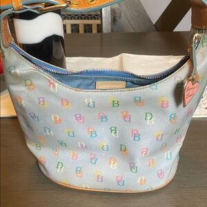 Dooney & Bourke Pastel Logo Hobo Bag
